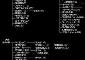 ロマンシングサガ2 技派生表