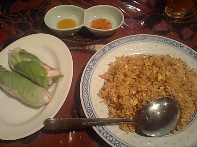 生春巻き＆ナシゴレン